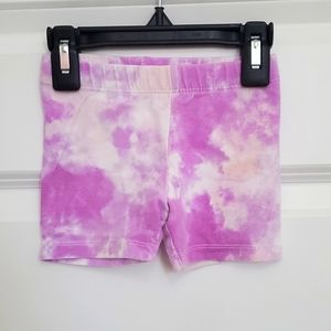 Jumping Beans Jersey Knit Purple Tie Dye Shorts